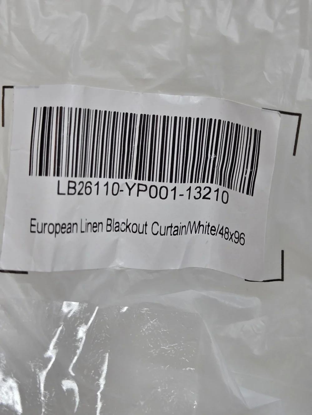 NWT QUINCE Set Of 2 48x96 European Linen True Blackout Curtains White 9631